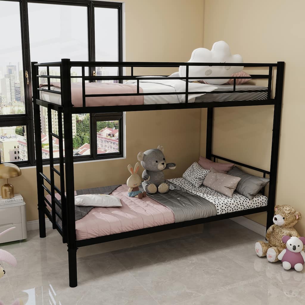 Versatile Metal Bunk Bed for Kids, Ensuring Safety and Durability