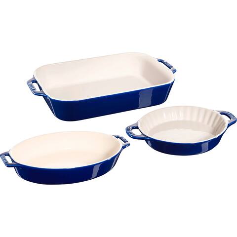 Staub Ceramics 3-pc Mixed Baking Dish Set