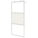 preview thumbnail 73 of 71, vidaXL Walk-in Shower Wall multi size Half Frosted ESG Glass Black