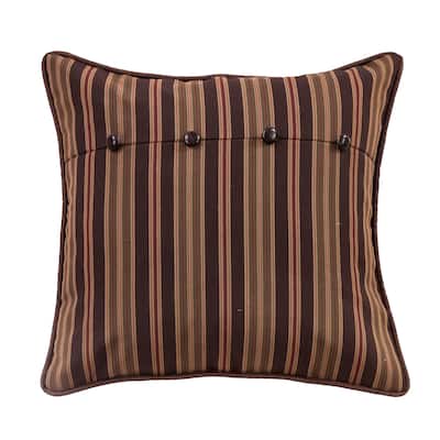 Forest Pine Stripe Euro Sham, 27x27