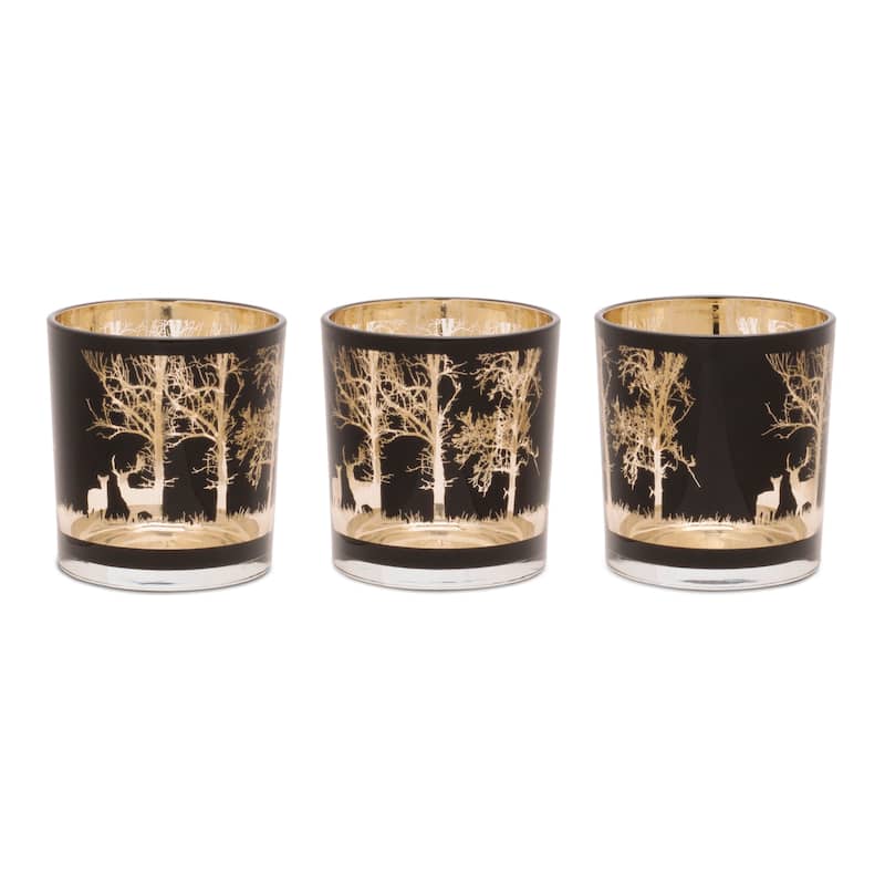 Mossy Oak Deer Votive (Set of 3)