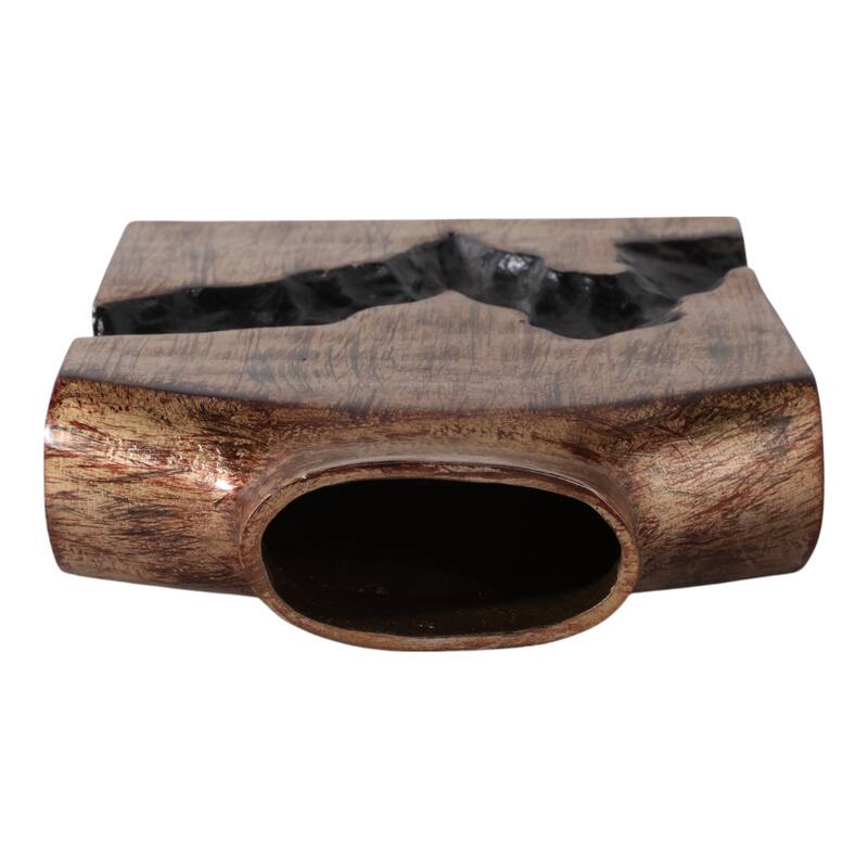 Metal Modern Sculptural Decorative Vase Abstract Design Artistic Form