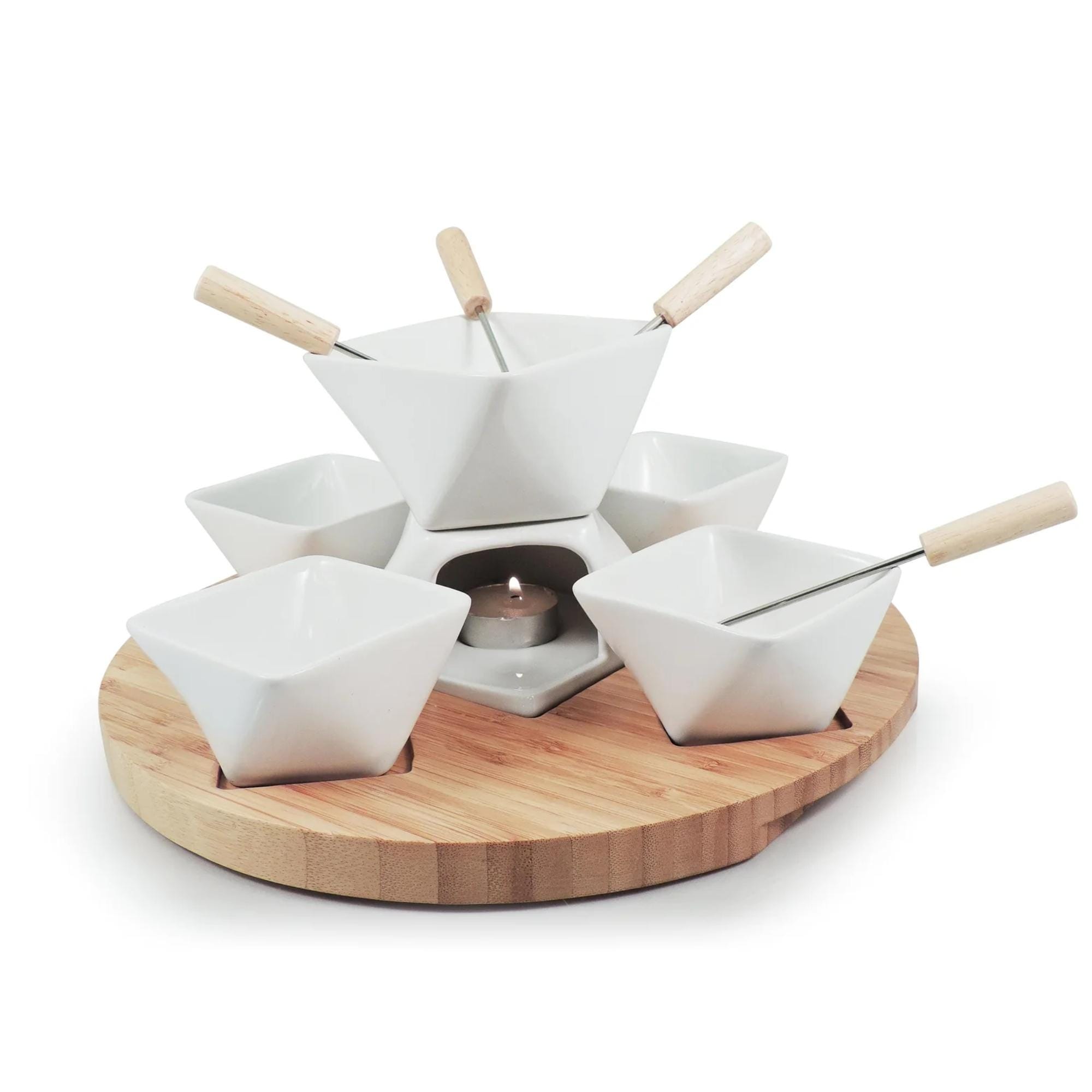 Swissmar Rubik 12-Piece Chocolate Fondue Set