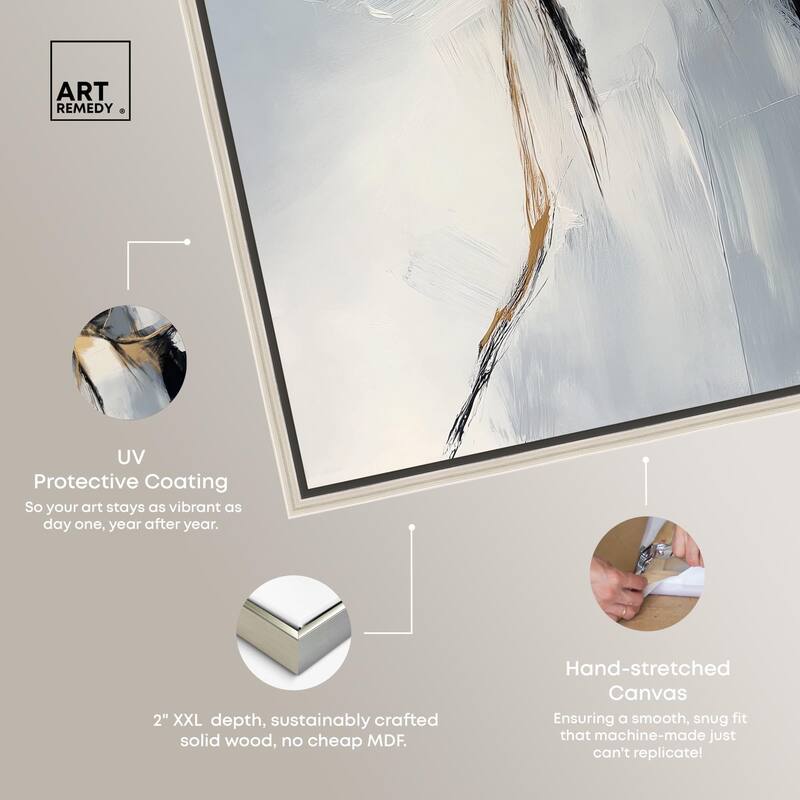 Golden Fissure II Canvas by Art Remedy