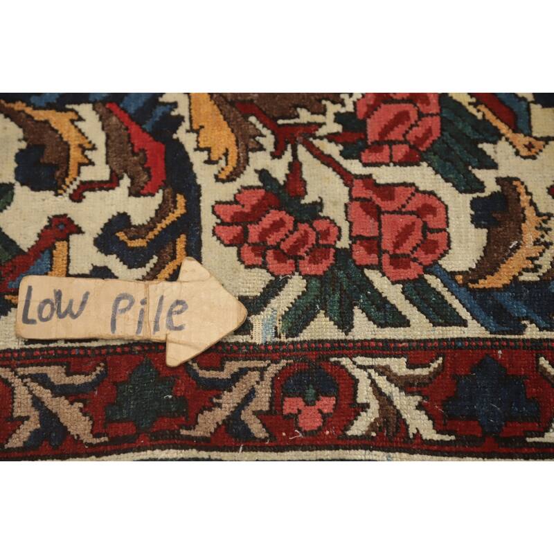 Hand Knotted Oriental 100% Wool Carpet Traditional Geometric Red Bakhtiari Area Rug - 16' 6'' X 10' 9''