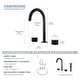 preview thumbnail 9 of 11, Circular X 8" Bathroom Sink Widespread Faucet with Drain Assembly