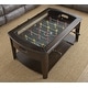 preview thumbnail 2 of 3, Steve Silver Darlington Dark Walnut Wood/Glass Foosball Coffee Table