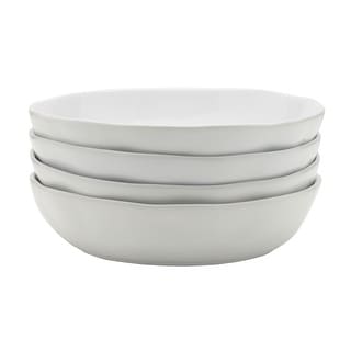 Everyday White Set of 4 Organ Dinner Bowls, 40 Oz