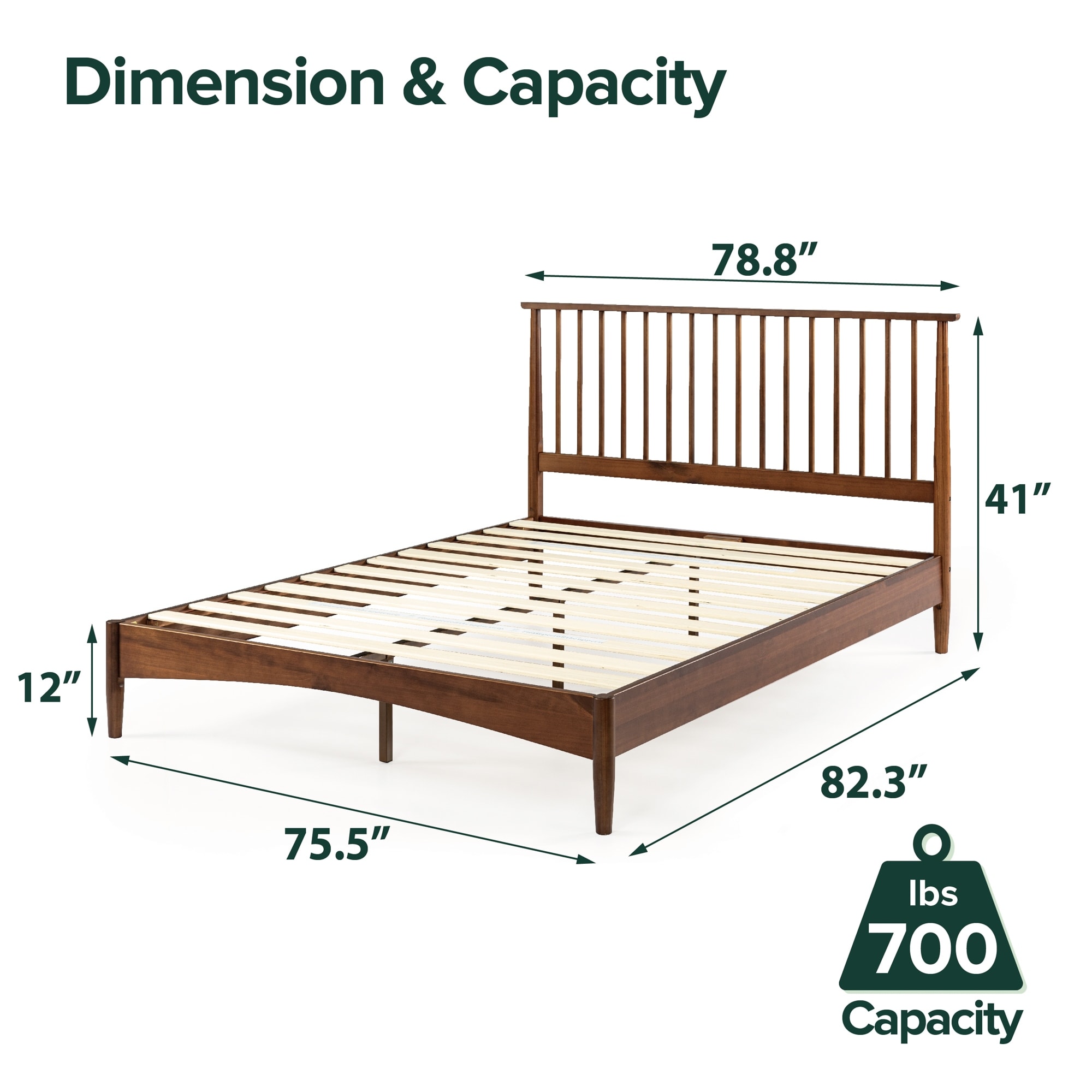 Zinus full size clearance platform bed frame