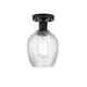 Option Clear Spiral Fluted / Matte Black