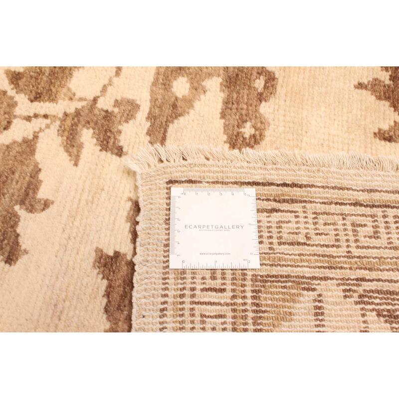 ECARPETGALLERY Hand-knotted Aubusson Cream Wool Rug - 5'10 x 8'9