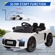 preview thumbnail 43 of 41, 12V Kids Ride On Toy Car, Licensed by Audi Toy Car with Remote Control