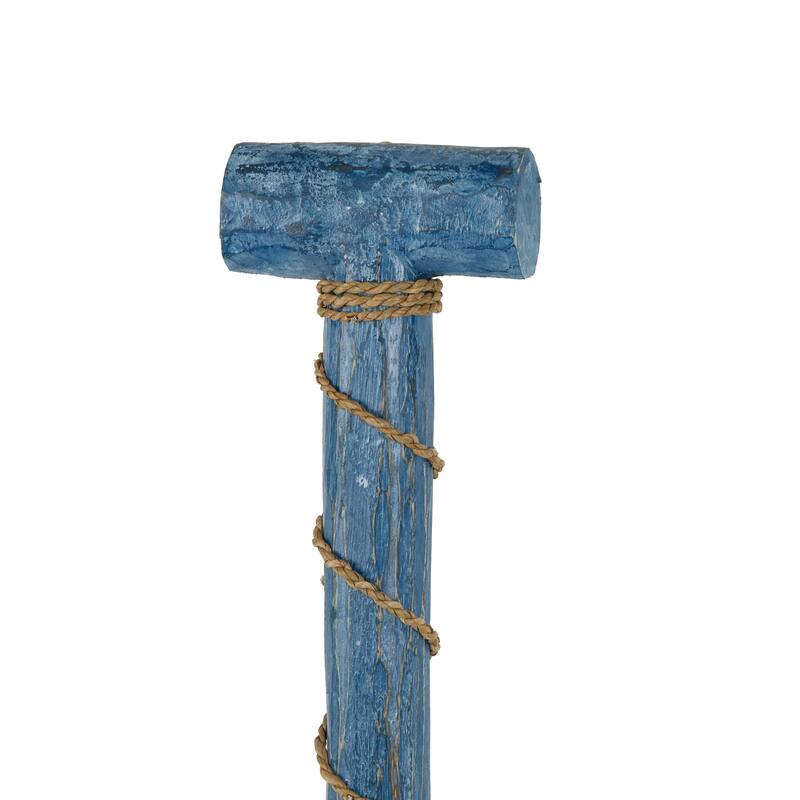 Wood Paddle Home Wall Decor - Blue - Roche River Decor
