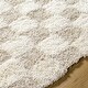 preview thumbnail 32 of 48, Livabliss Urban Shag Scandinavian Checkered Area Rug.