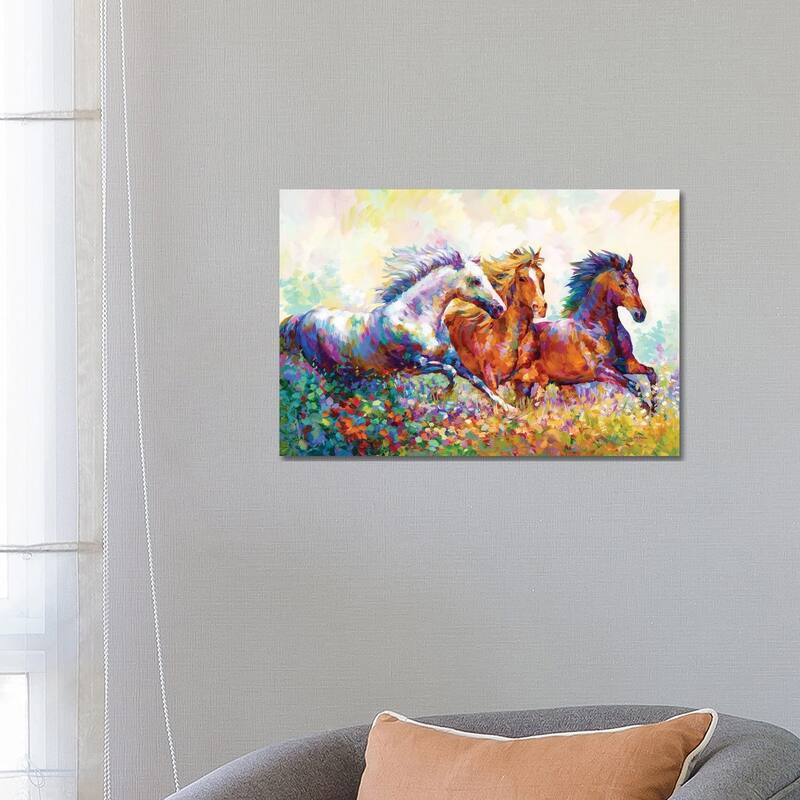 iCanvas "Running Free II" by Leon Devenice Canvas Print - 18x26x1.5