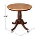 preview thumbnail 64 of 69, International Concepts 30-inch Round Pedestal Table