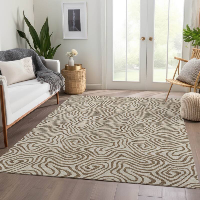 Premium Washable Super Soft Modern Maze Mayfield Rug