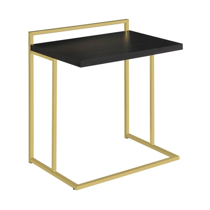 Bristol Rectangular Top Snack Table with Metal Legs