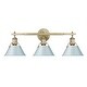 preview thumbnail 4 of 8, Golden Lighting Orwell 3 Light 24-1/4" Wide Bathroom Vanity Light in