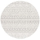 preview thumbnail 4 of 9, SAFAVIEH Audrey Hedva Rustic Moroccan Tribal Rug 6' Round - Grey/Ivory - Round
