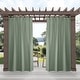 preview thumbnail 25 of 99, ATI Home Indoor/Outdoor Solid Cabana Tab Top Curtain Panel Pair