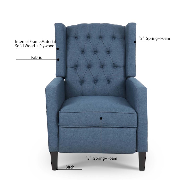 27" Wide Manual Wing Chair Recliner