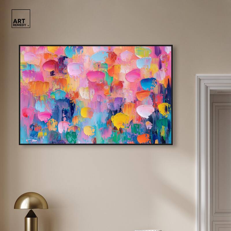 Jubilee of Colors Canvas by Art Remedy