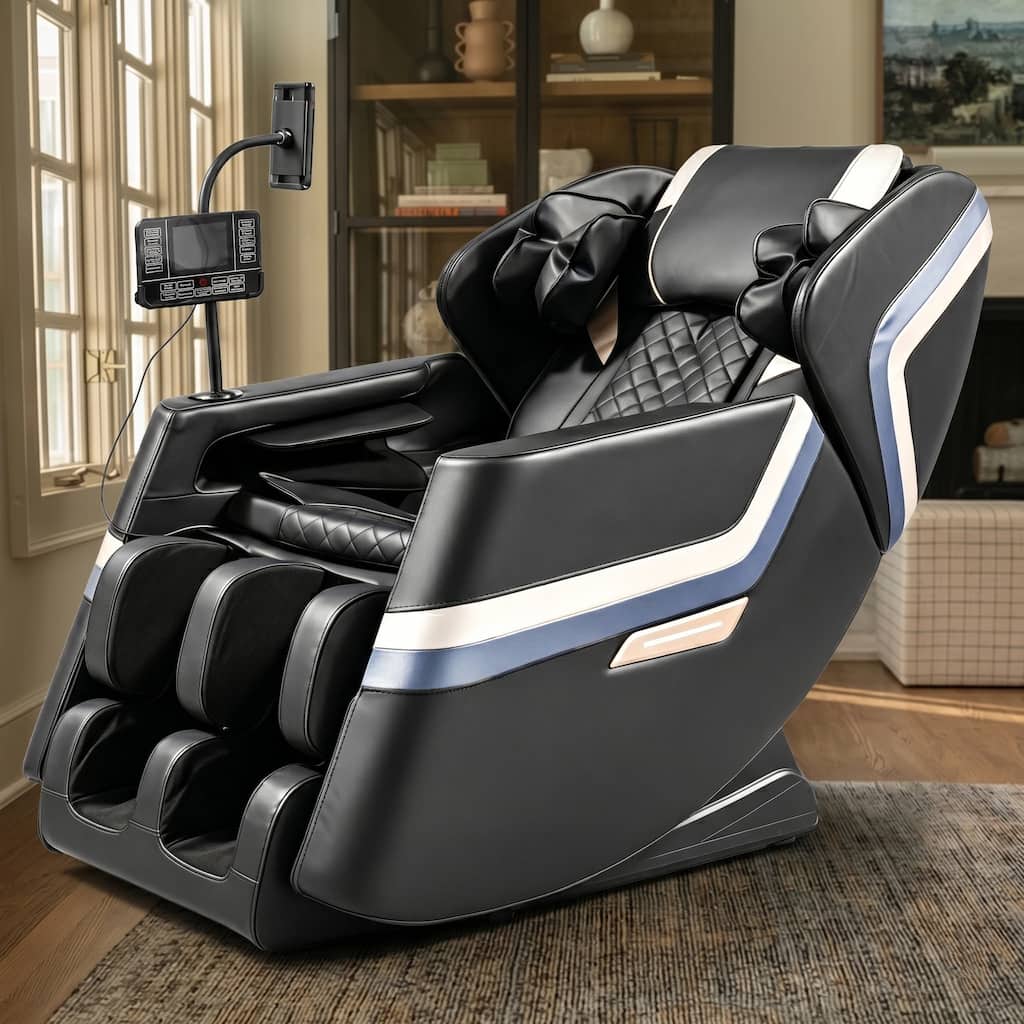 Massage Chair with Zero Gravity Recline, 10-Head Full Body Massager and Heat