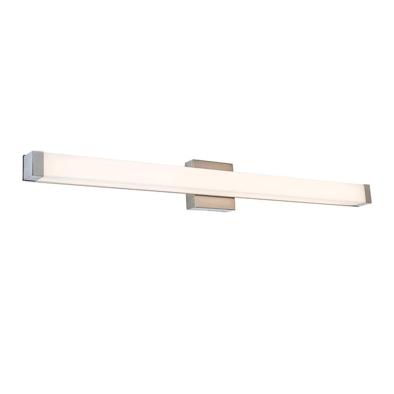 38 INCH Acrylic shade Bathroom vanity light Brush Nickel - Brush Nickel