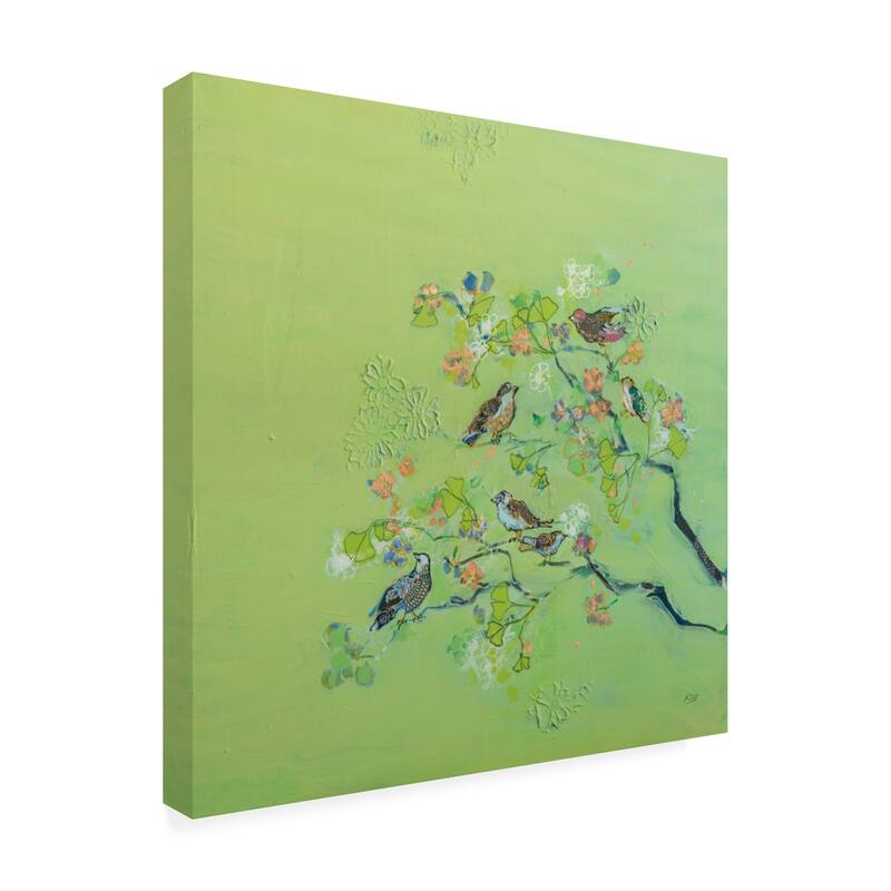 (TARGET EXCLUSIVE) Kellie Day 'Bird Song' Canvas Art