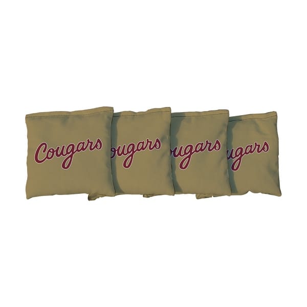 slide 2 of 3, College Of Charleston Cougars Gold Cornhole Bags All-Weather Resin Filled