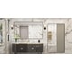 preview thumbnail 52 of 192, KIOTEE Modern Metal Frame Wall Mounted Bathroom Vanity Mirror with 5-year warranty