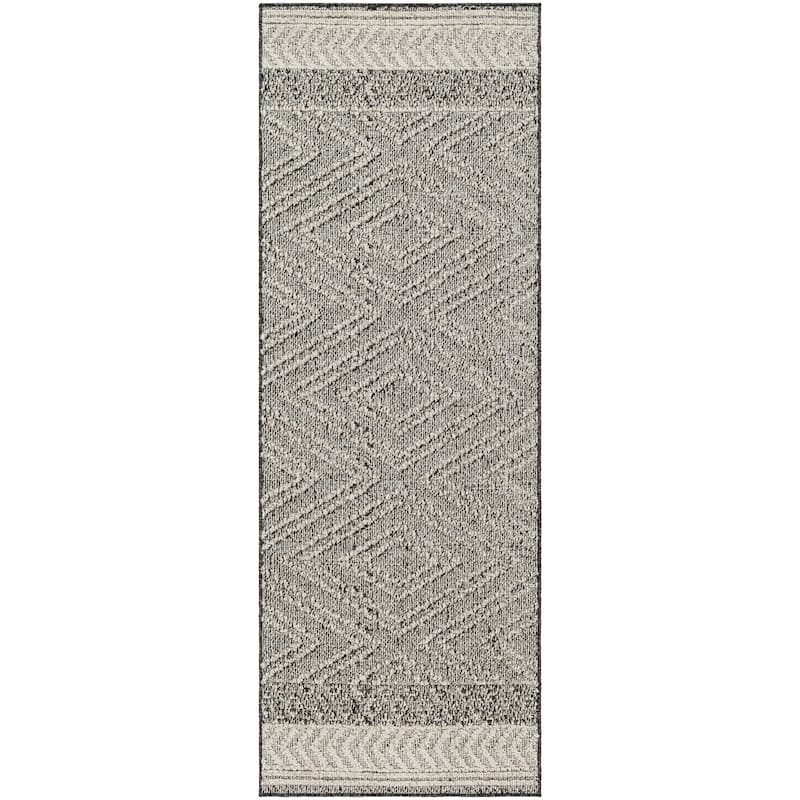 Livabliss Sarasota Scandinavian Diamond Indoor / OutdoorArea Rug