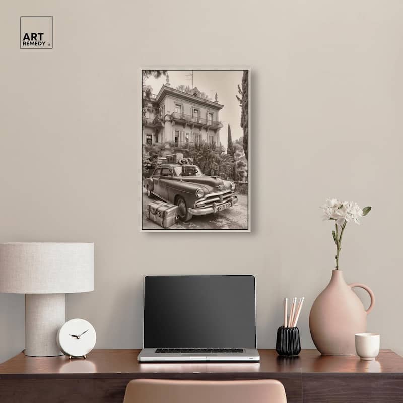 Pack Up the Car Canvas by Art Remedy