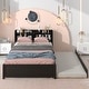 preview thumbnail 9 of 14, Full Platform Bed with Twin Trundle