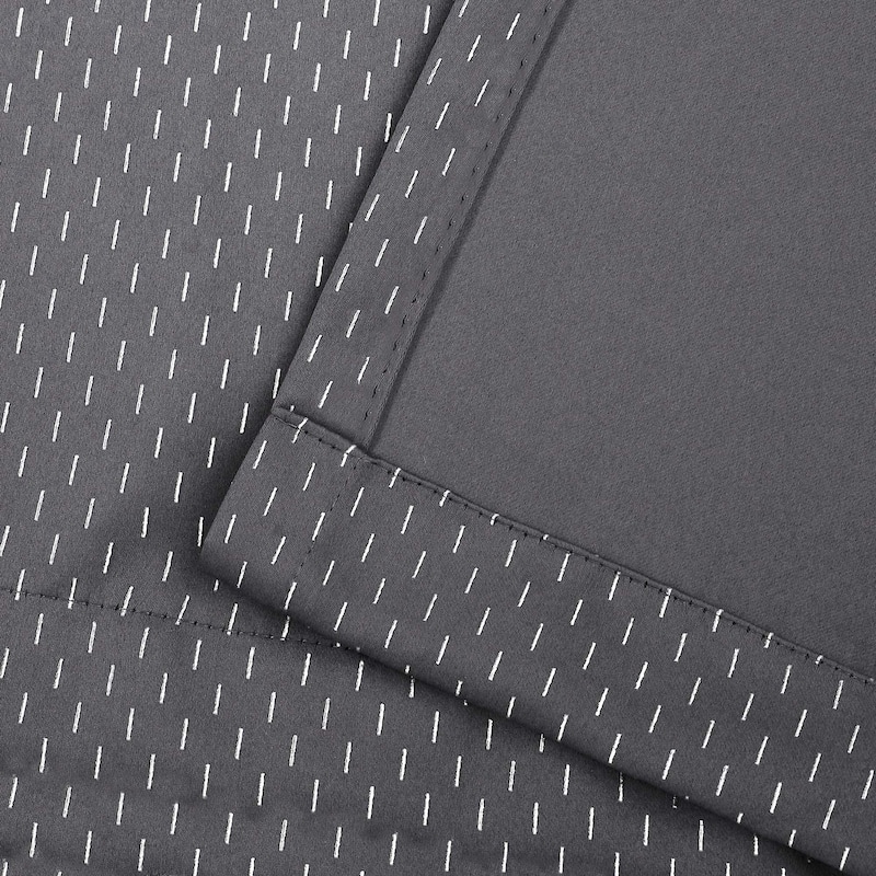 Superior Shimmer Washable Room Darkening Curtains, Set of 2 Panels