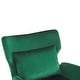 preview thumbnail 39 of 37, Stylish Wing Back Velvet Accent Chair by Christopher Knight Home