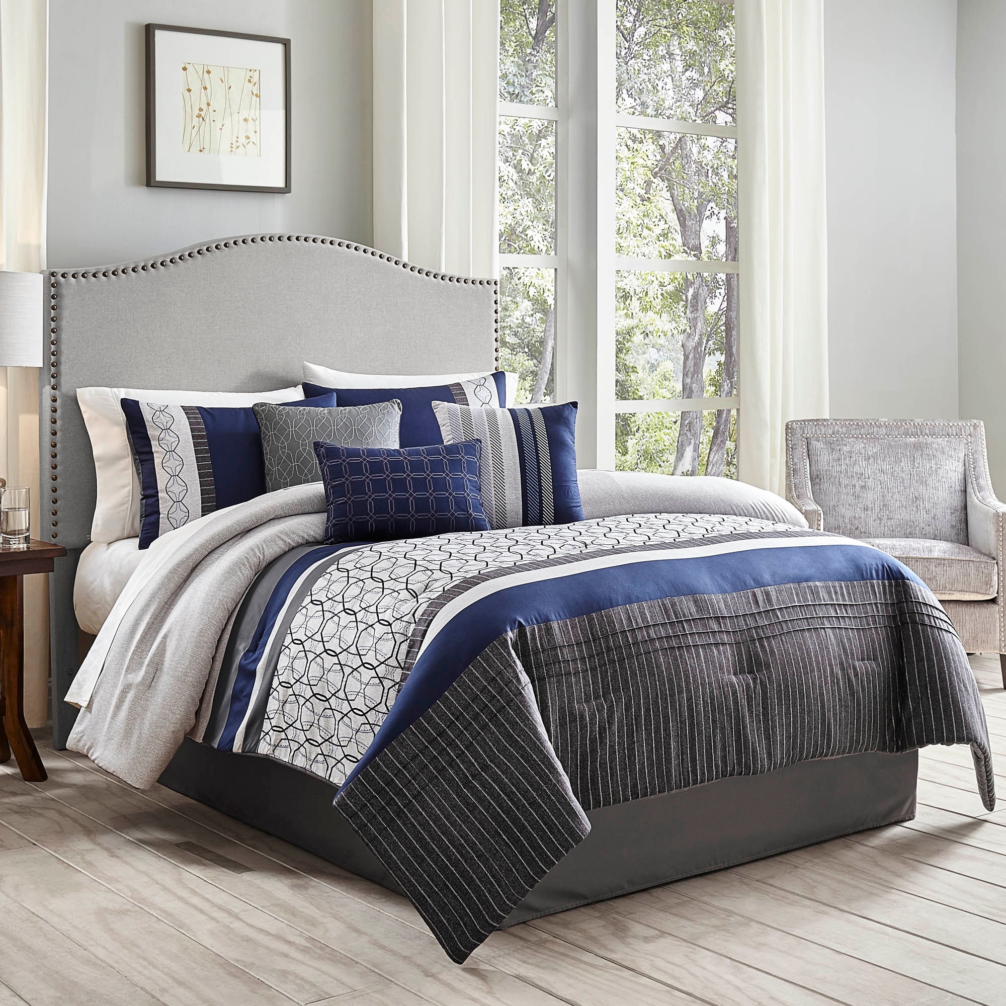Shop Wayne 7 Pc Comforter Set On Sale Overstock 31889523