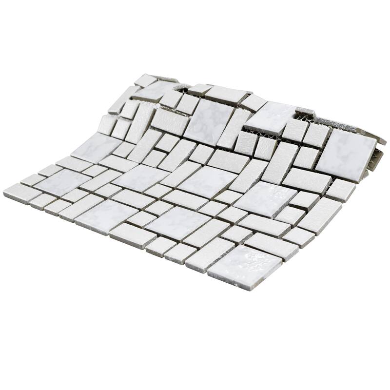 Merola Tile University White 11-3/4" x 11-3/4" Porcelain Floor and Wall Tile