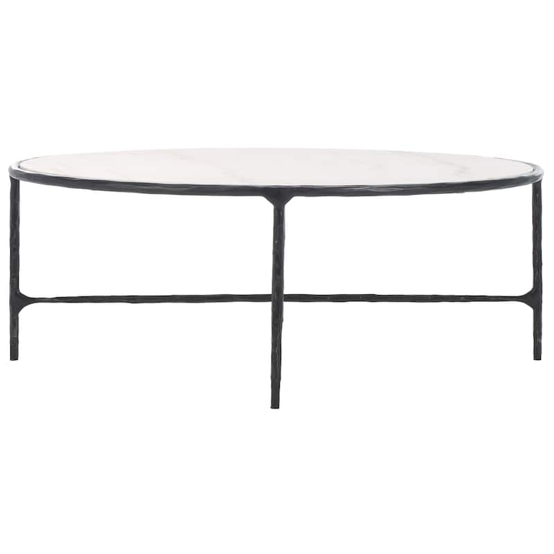 SAFAVIEH Couture Jessa Oval Metal Coffee Table - 40Wx30Dx15H