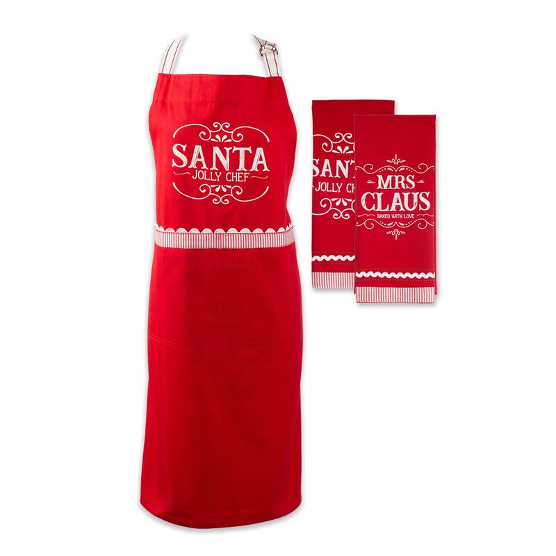 DII Claus Chef Kitchen Set, Set of 3