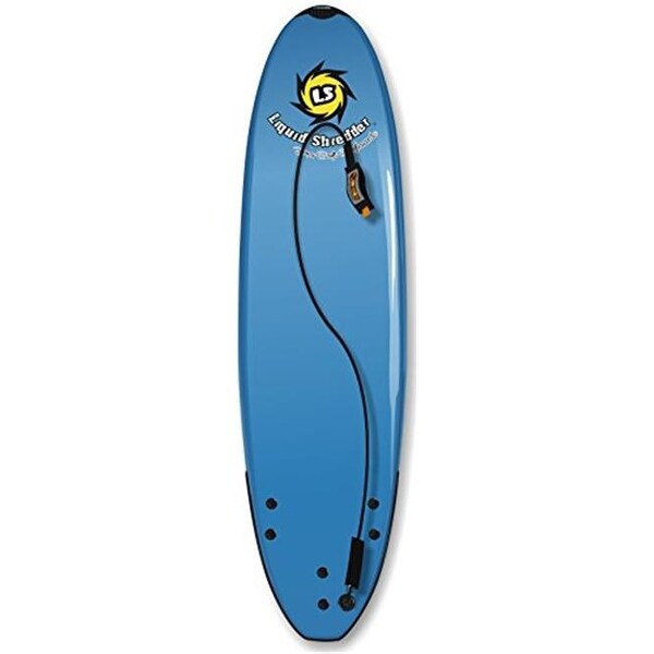 Liquid Shredder 6 ft. Element Soft Surfboard - Sky Blue, 4 in.