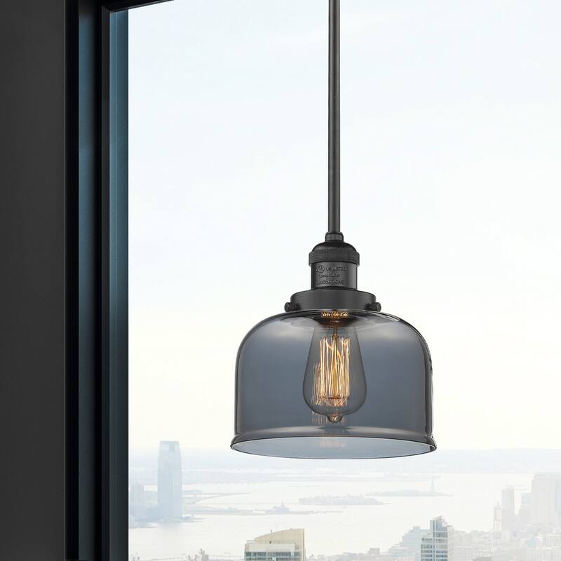 Innovations Lighting Franklin Restoration Bell - 1 Light 8" Stem Hung Mini Pendant