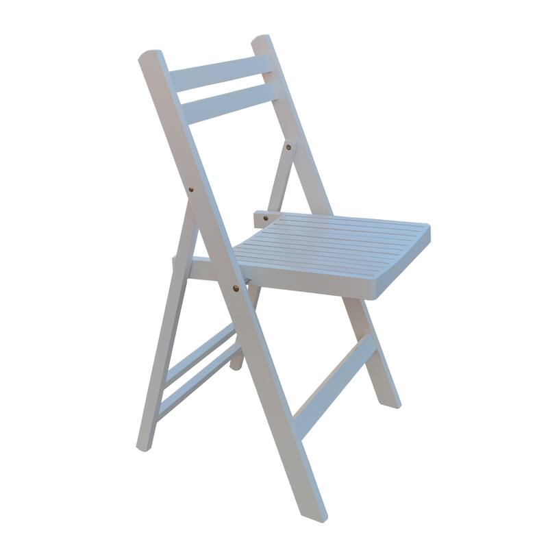 4 Piece Wooden Outdoor Foldable Chair Set, Waterproof, Anti-uv for Patios, Balconies & Gardens