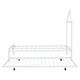 preview thumbnail 45 of 52, Twin Size House-Shaped Metal Bed with Trundle, Ideal for Sleepovers