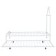 preview thumbnail 9 of 16, White Twin Size Metal Platform Bed with Trundle and House-Shaped Headboard