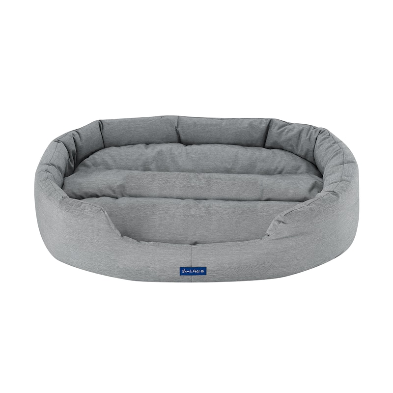 Sam's Pets Missy® Round Dog Bed - Medium - Grey