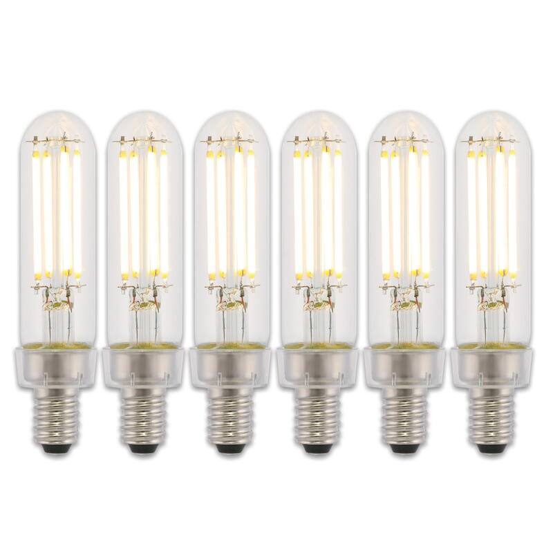 Westinghouse Lighting 4.5 Watt (40 Watt Equivalent) Clear T6 Dimmable Filament LED Light Bulb, 6 Pack - 6-Pack