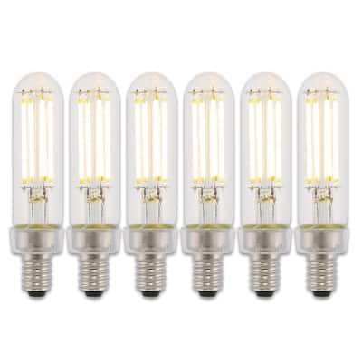 Westinghouse Lighting 4.5 Watt (40 Watt Equivalent) Clear T6 Dimmable Filament LED Light Bulb, 6 Pack - 6-Pack