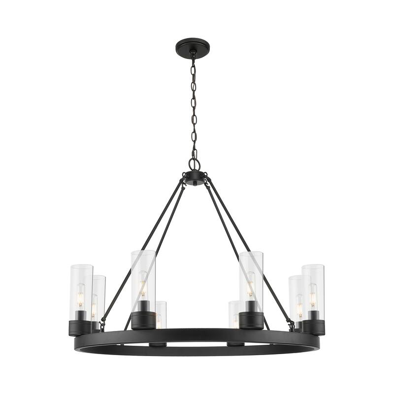 Innovations Lighting Downtown Urban - Boreas - 6 Light 36" Chandelier with 8" Shades